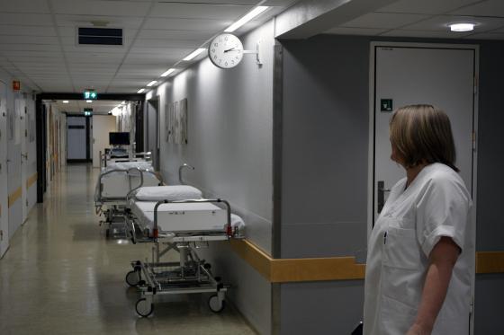 Oommen I gangen p&aring; sykehus