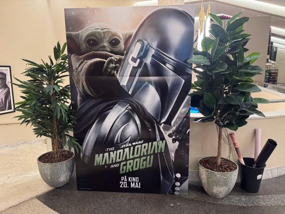 Plakat av den nye filmen mandalorien