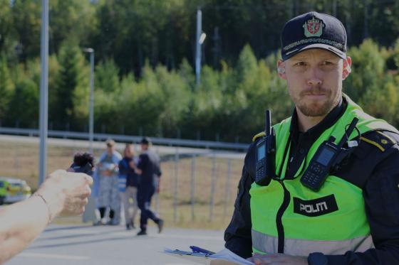 Innsatsleder p&aring; stedet