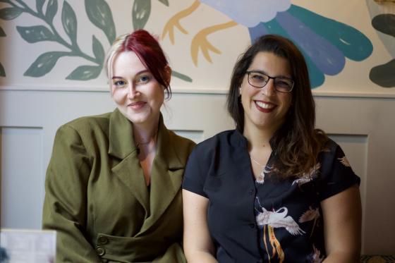 Maria og Beatrice på Smingel