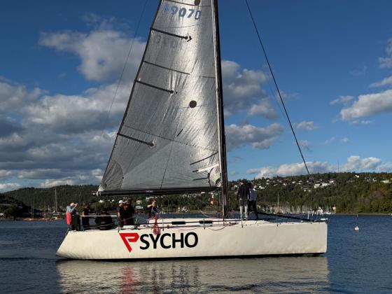 Psycho med fult seil, snart klare for onsdagsregatta