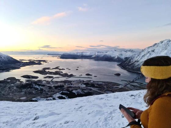 På Kleppstadheia (534 MOH) er det fine turforhold denne sesongen. 