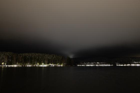 Sognsvann. Lysløypene får mindre lys på kvelden og morgenen