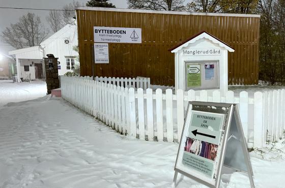 Bytteboden på Manglerud.