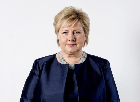 Erna Solberg pressebilde fra regjeringen