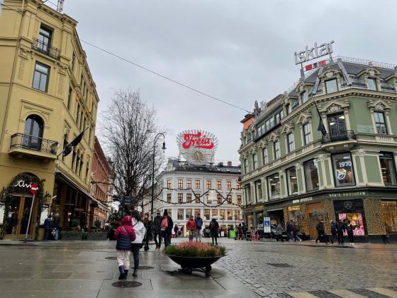 Karl Johans gate.