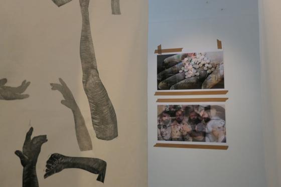 Kunst fra begge kunstnerne