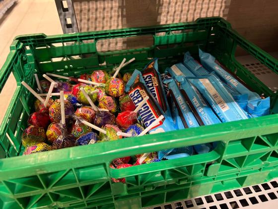 Bilde av sjokolade og kjærlighet på pinne som er fjernet fra hyllene hos Jacobs