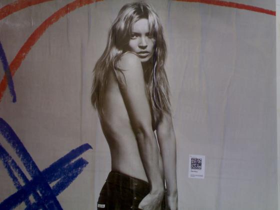 Bilde av modellen Kate Moss