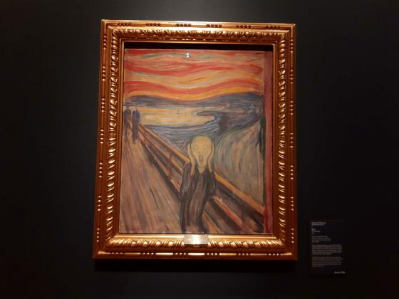 Bilde av maleriet "Skrik" av Edvard Munch