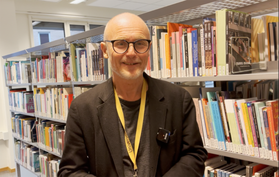 Biblioteksdirektør ved OsloMet, Lars Egeland 