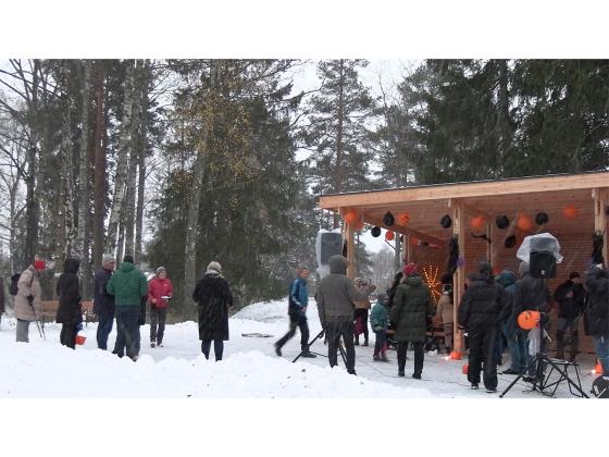 Gapahuken i Tokerudparken