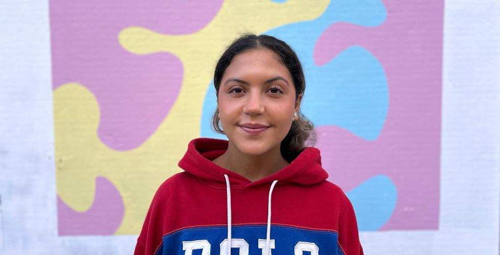 Bildet er av nestleder i ungdomsrådet i Grorud, Aurora Vidal Aguilera.