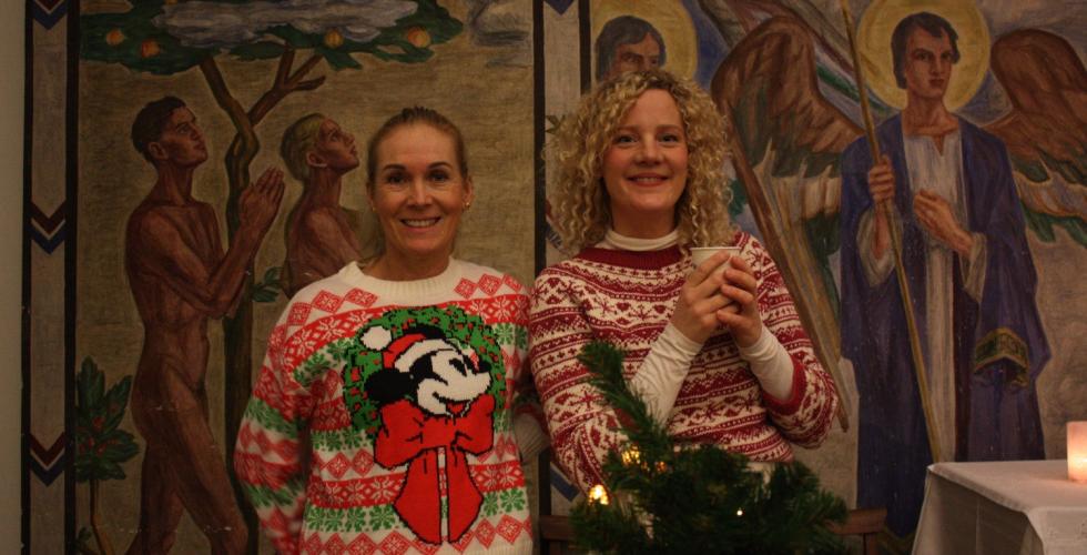 Arrangører Hanne Nikoline Olsen og Anikken Emilie Hjelde. 