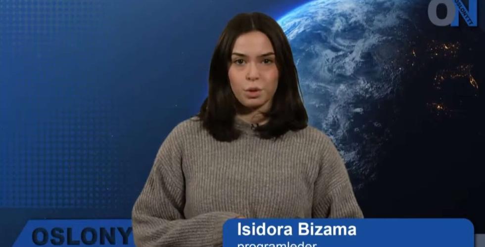 Isidora Bizama under Oslonytt livesending