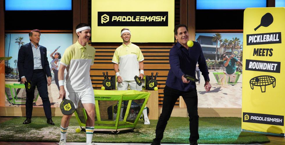 Paddlesmash oppfinnerene på Shark Tank 