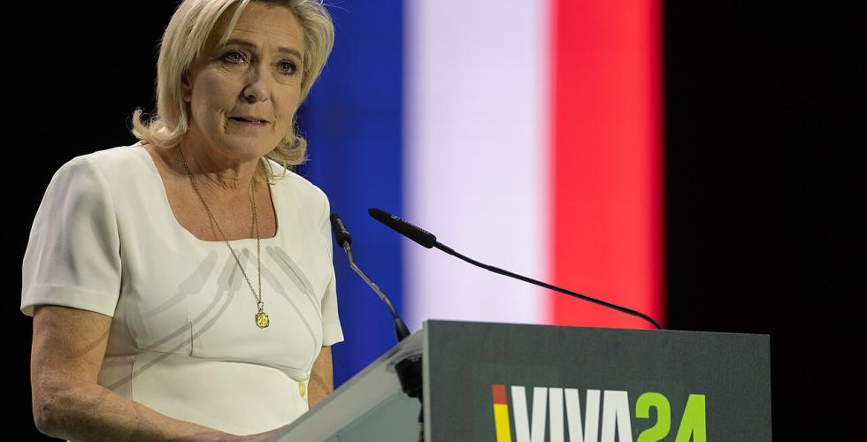 Marine Le Pen under Viva konferansen i 2024.