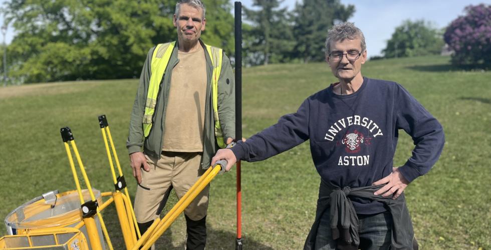 Ryddehjelp fra frelsesarmeen på St. Hanshaugen