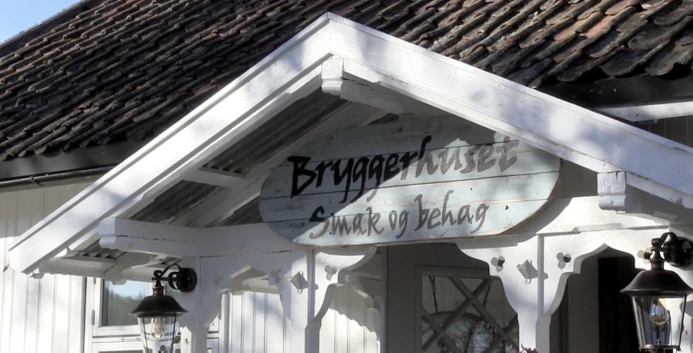 Skilt av Bryggerhuset smak og behag