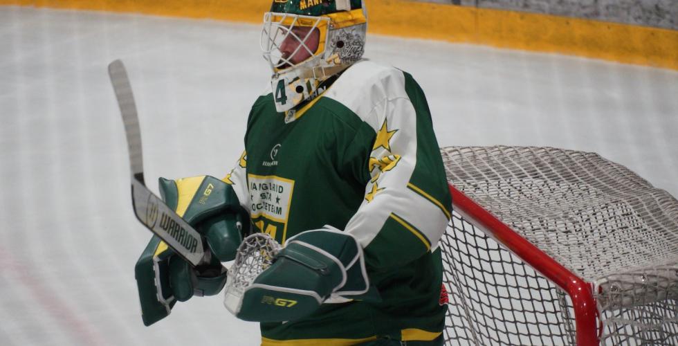 Keeperen til Manglerud Star under kampen mot Kongsvinger