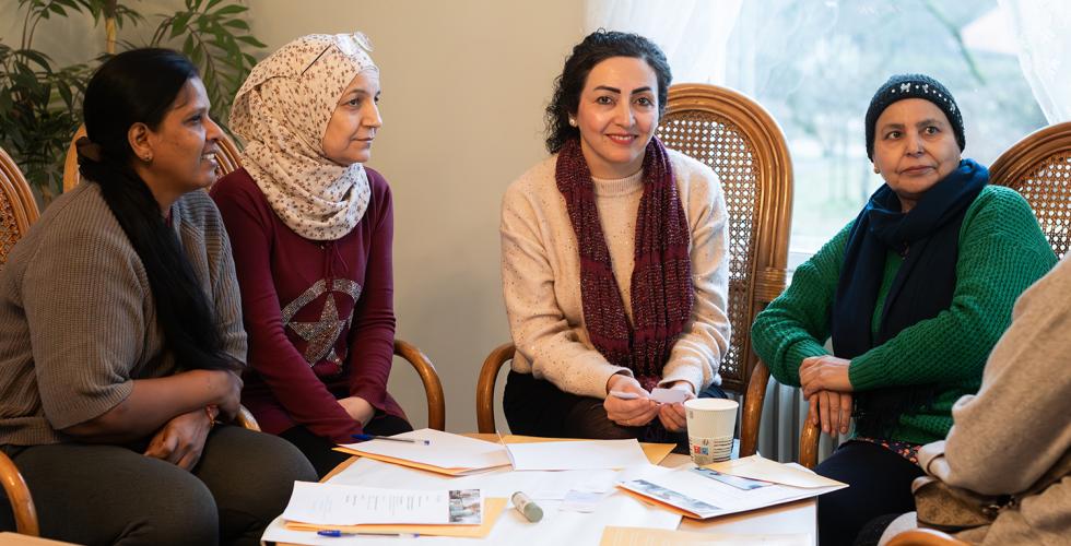 Deltakere på frihetsworkshop på trosterud