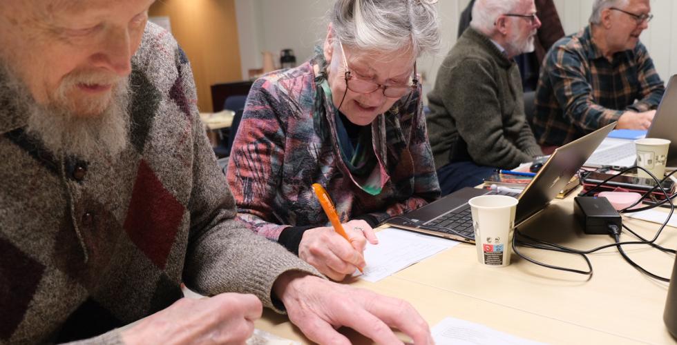 Datakurs for seniorene på Oppsal 