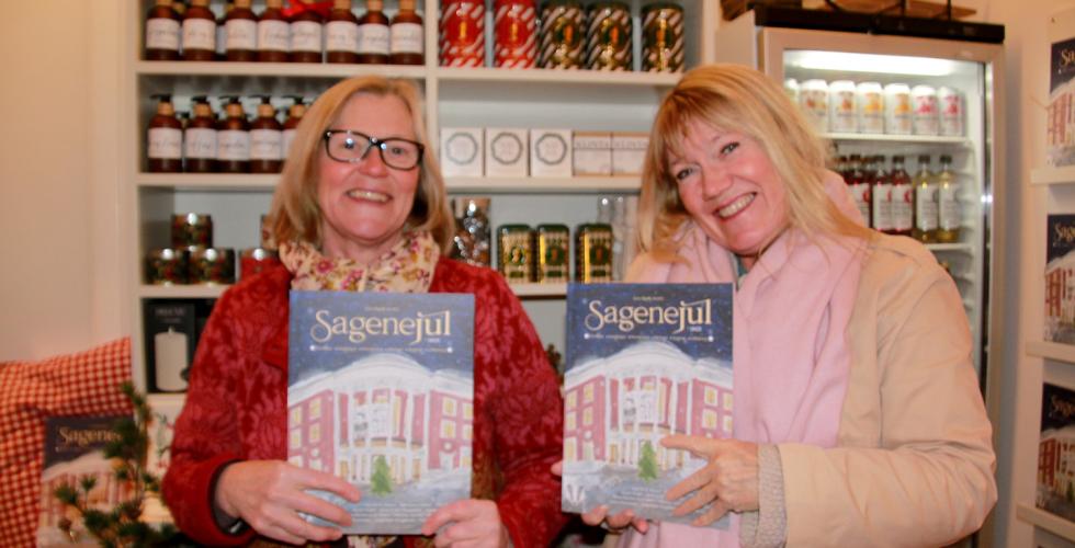Anne-Britt Granaas (Motor Forlag) og Gro Røde (Redaktør) av Sagenejul
