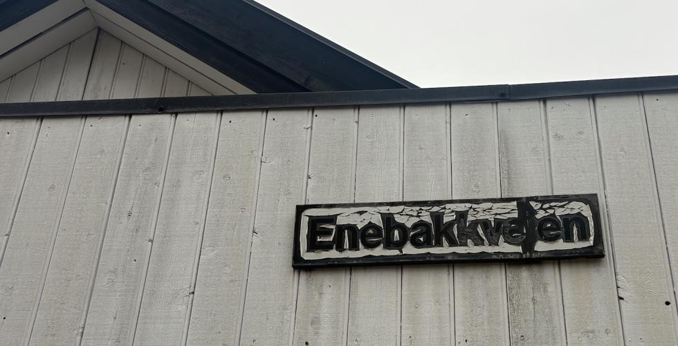 Enebakkveien skilt på 42