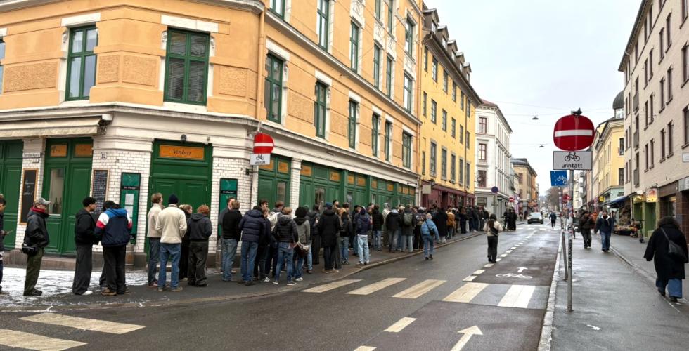 Kø utenfor Ditto Store