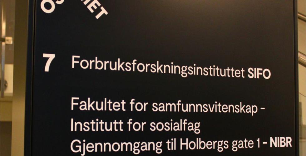 Bilete av Forbruksforskningsinstituttet SIFO
