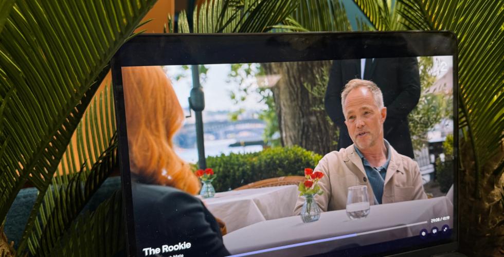 Jon &Oslash;igarden p&aring; skjermen.