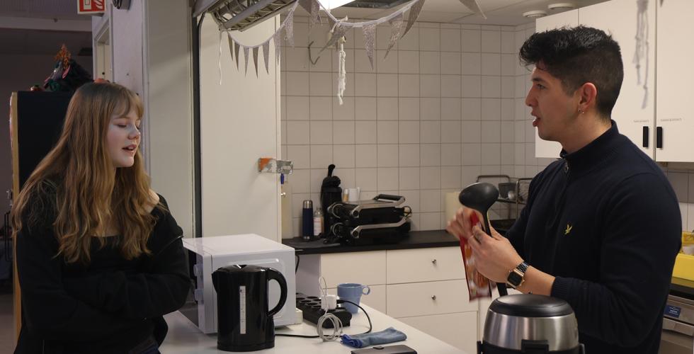 Prat elev og utekontakt