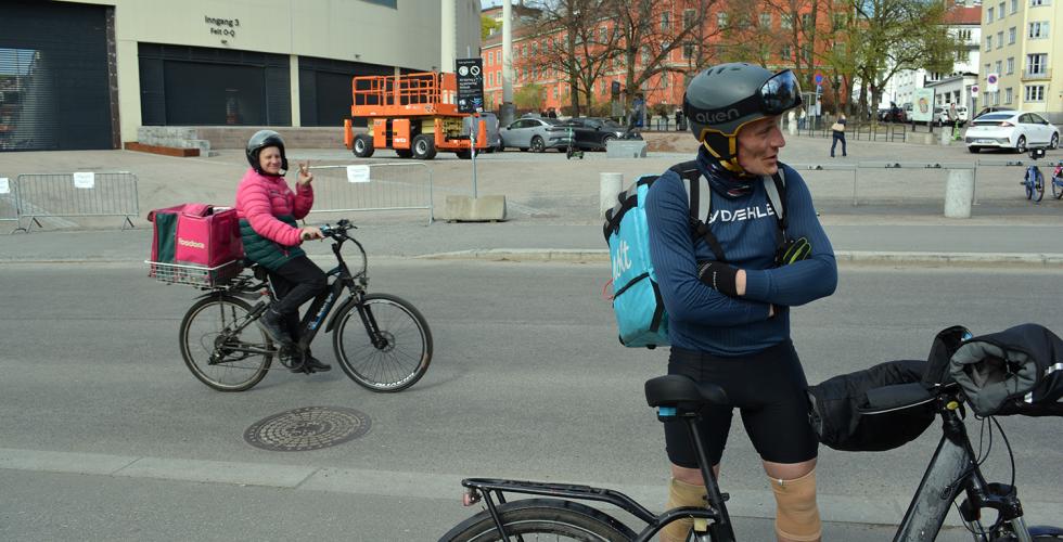 Wolt og Foodora bud p&aring; Bislett Stadion