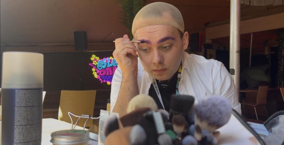 Krister Pedersen ved Oslo Dragfestival