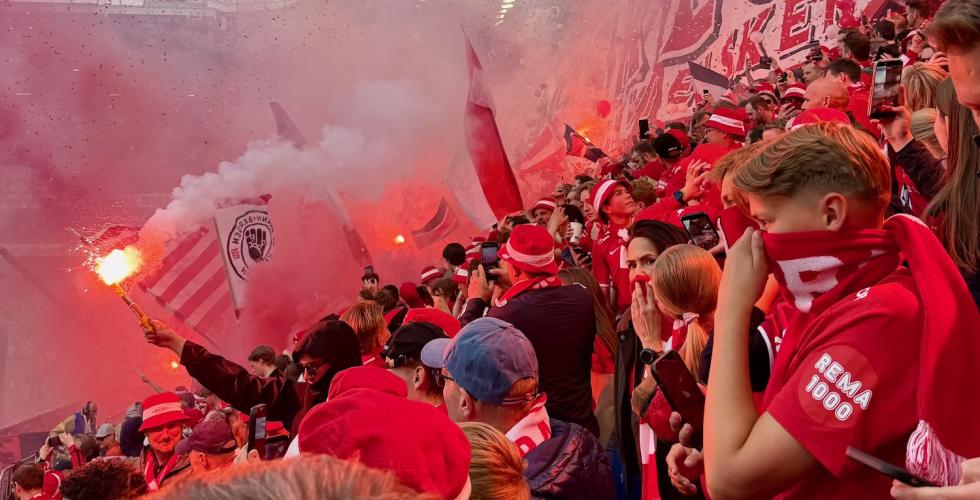 Brann-fans p&aring; cupfinalen