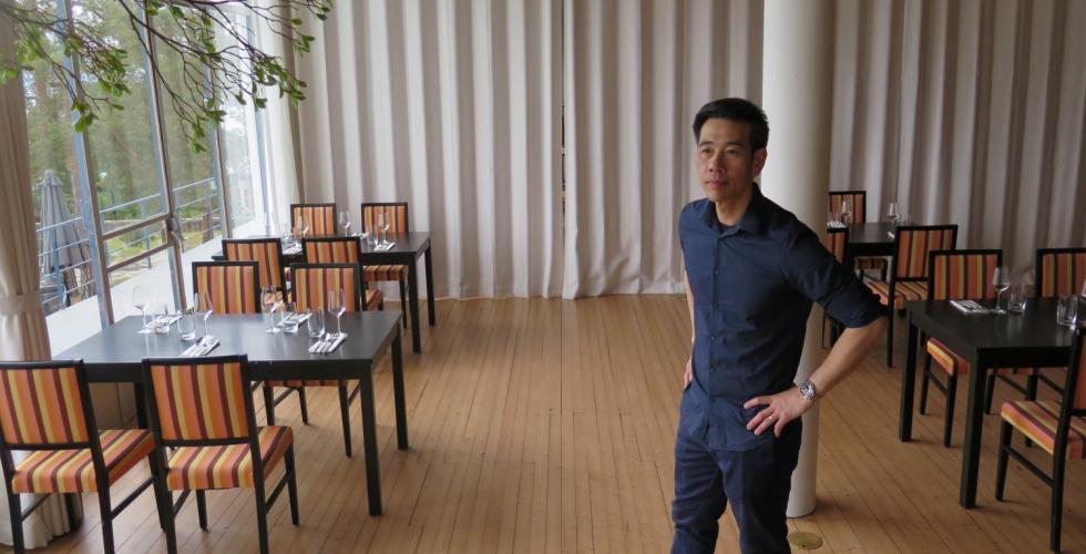 Giang Doan i restauranten.