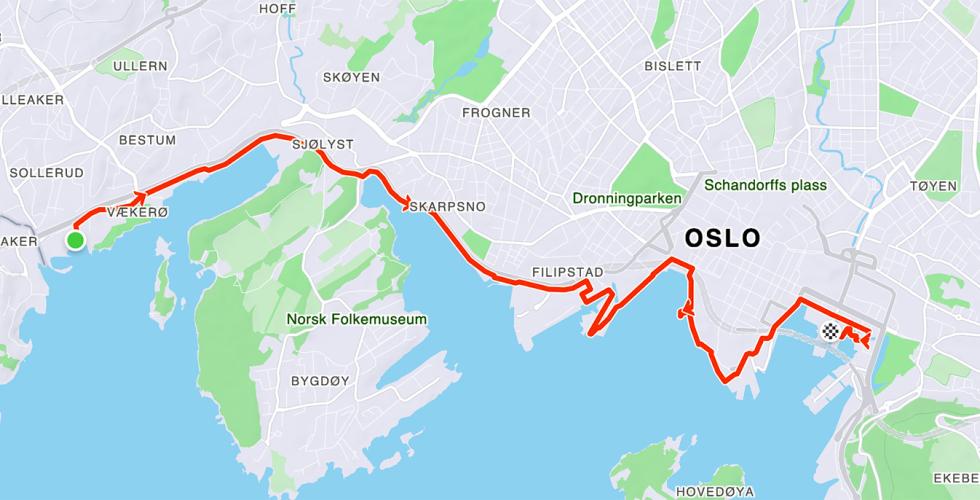 Her g&aring;r den nye l&oslash;ypa til KK-mila