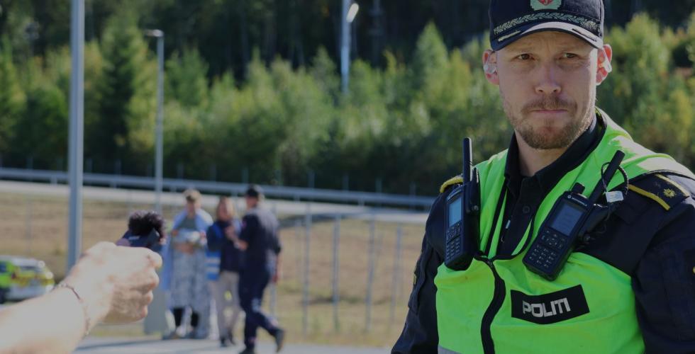 Innsatsleder p&aring; stedet