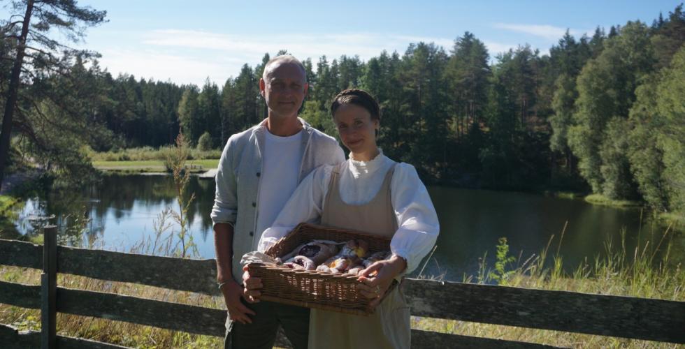 Fritz og Martina ved Linderudkollen 