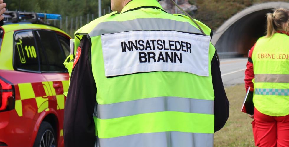 Innsatsleder brann