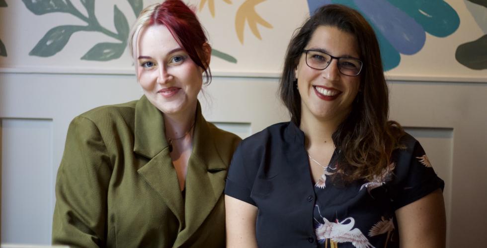 Maria og Beatrice på Smingel