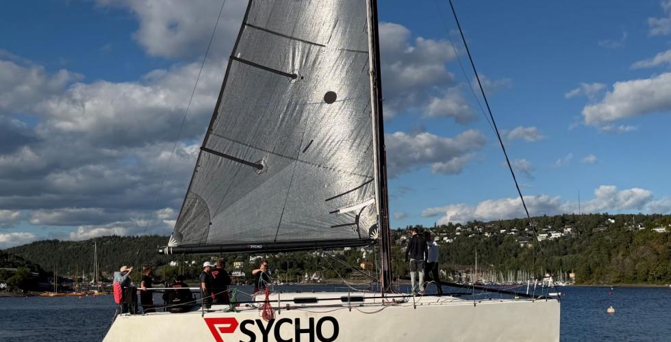 Psycho med fult seil, snart klare for onsdagsregatta