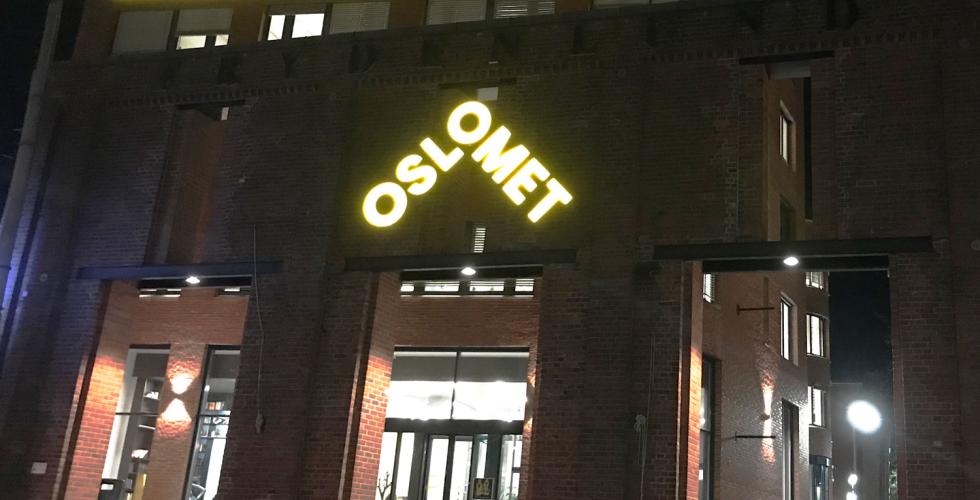 Inngangspartiet på OsloMET