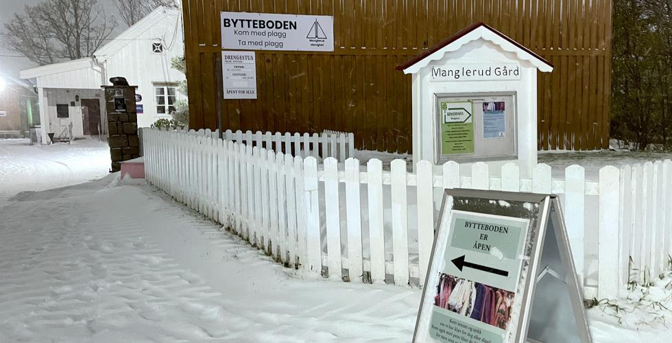 Bytteboden på Manglerud.