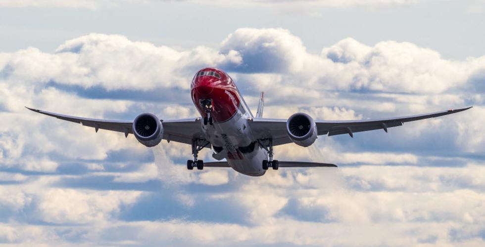 Norwegian fly i lufta.