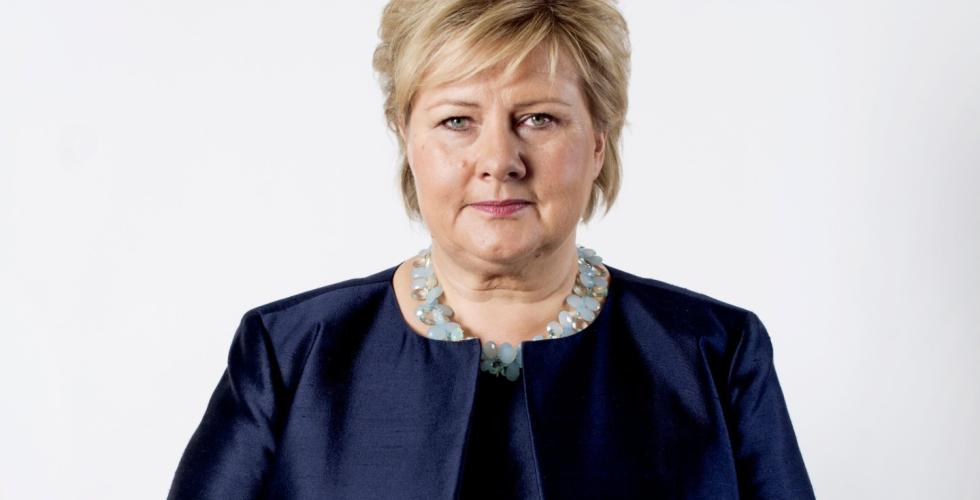 Erna Solberg pressebilde fra regjeringen