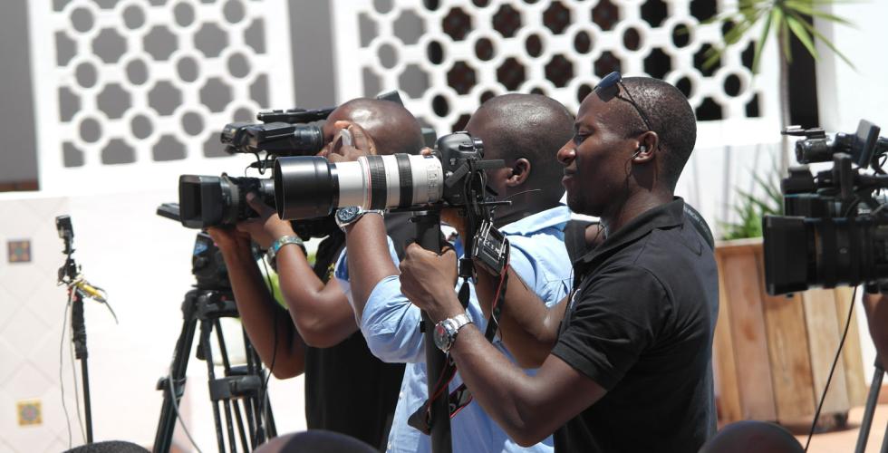 Fotografer i Tanzania tar bilder