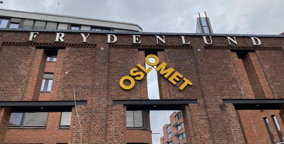 Bilde av fasaden til OsloMet