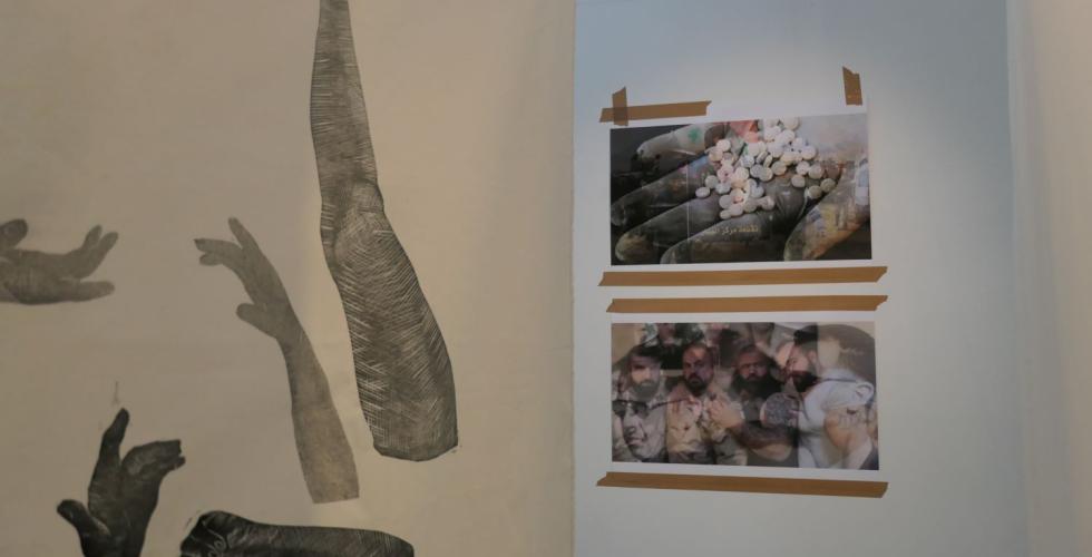 Kunst fra begge kunstnerne