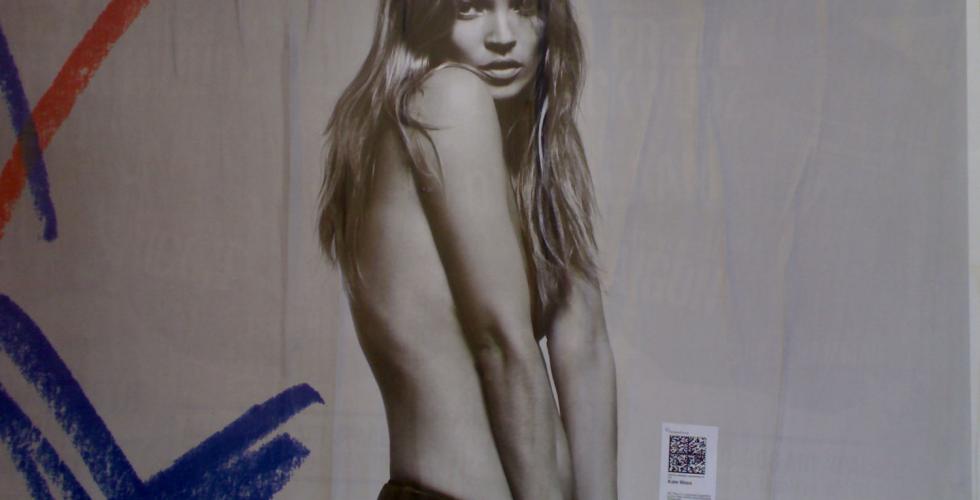 Bilde av modellen Kate Moss